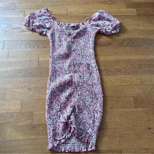 Hello Molly Ruched Bodycon Dress Size S